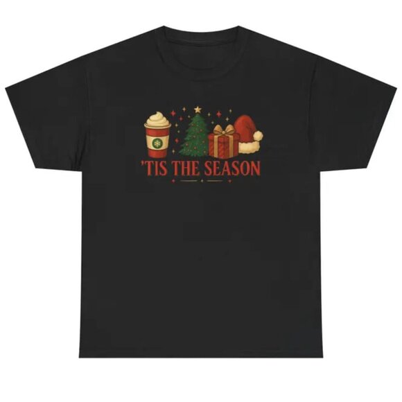 Tops - Graphic Christmas Unisex Shirt, Cute Christmas Shirt, Christmas Gift